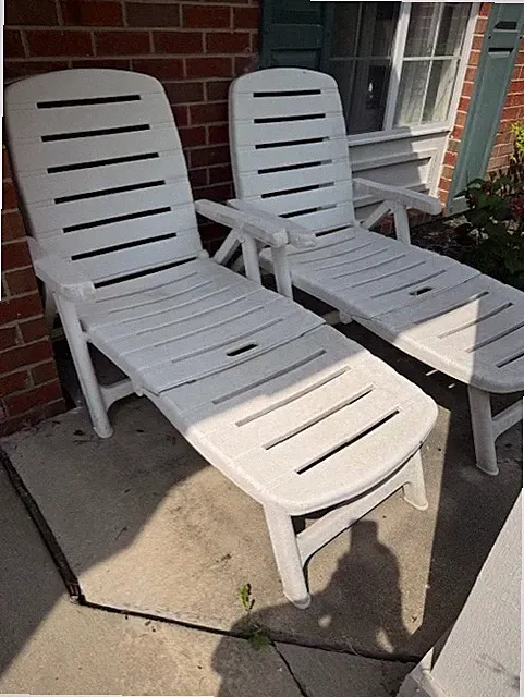 Adjustable Patio Recliner Chaise Lounge with Cushions