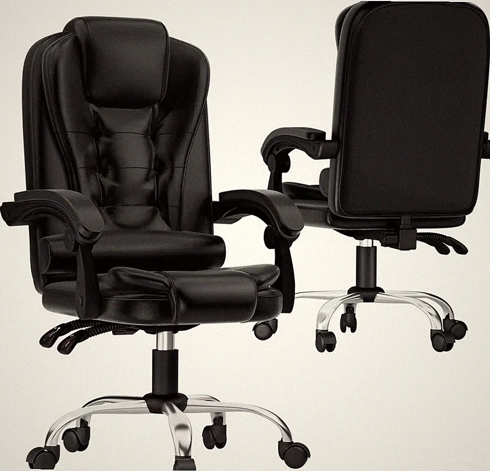 Executive Office Chair with Footrest Ergonomic High Back Recliner Desk Chair