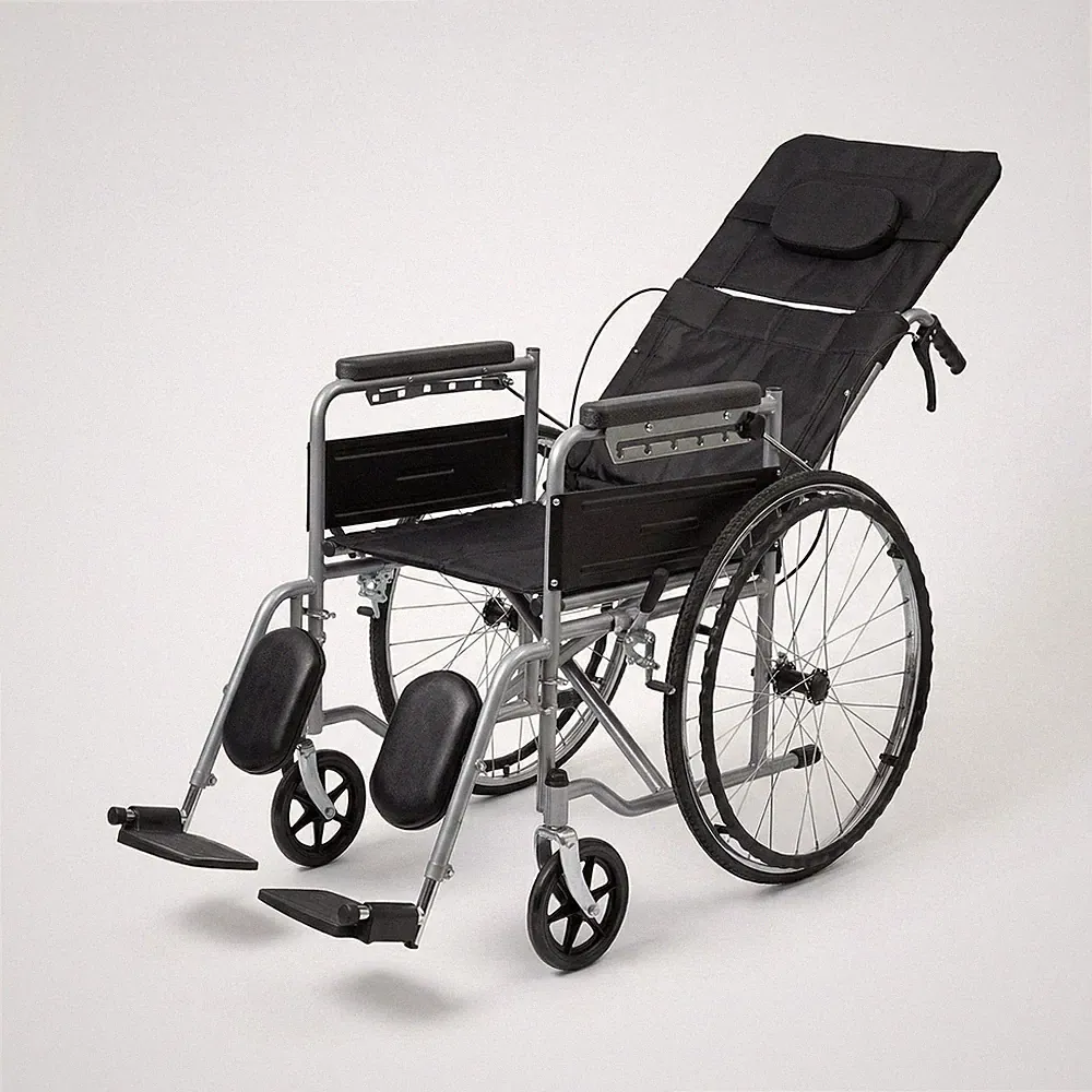 Kerae® XL-L35 High-Back Reclining Wheelchair with Commode