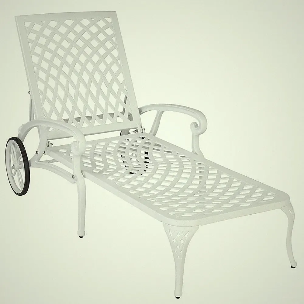 Patio Adjustable High Back Chaise Lounge Chair Outdoor Sun Recliner Beach Pool
